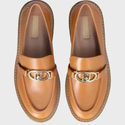 Mocassins en Cuir Cora cognac