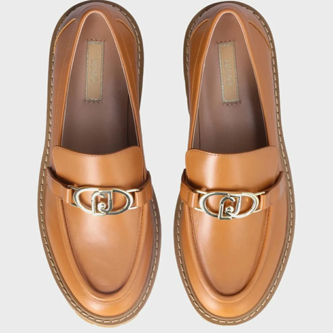 Mocassins en Cuir Cora cognac
