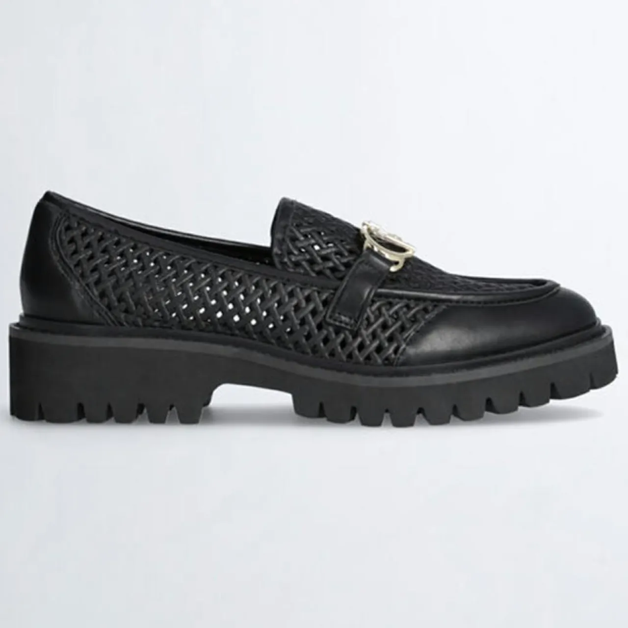 Mocassins en Cuir Cora noirs