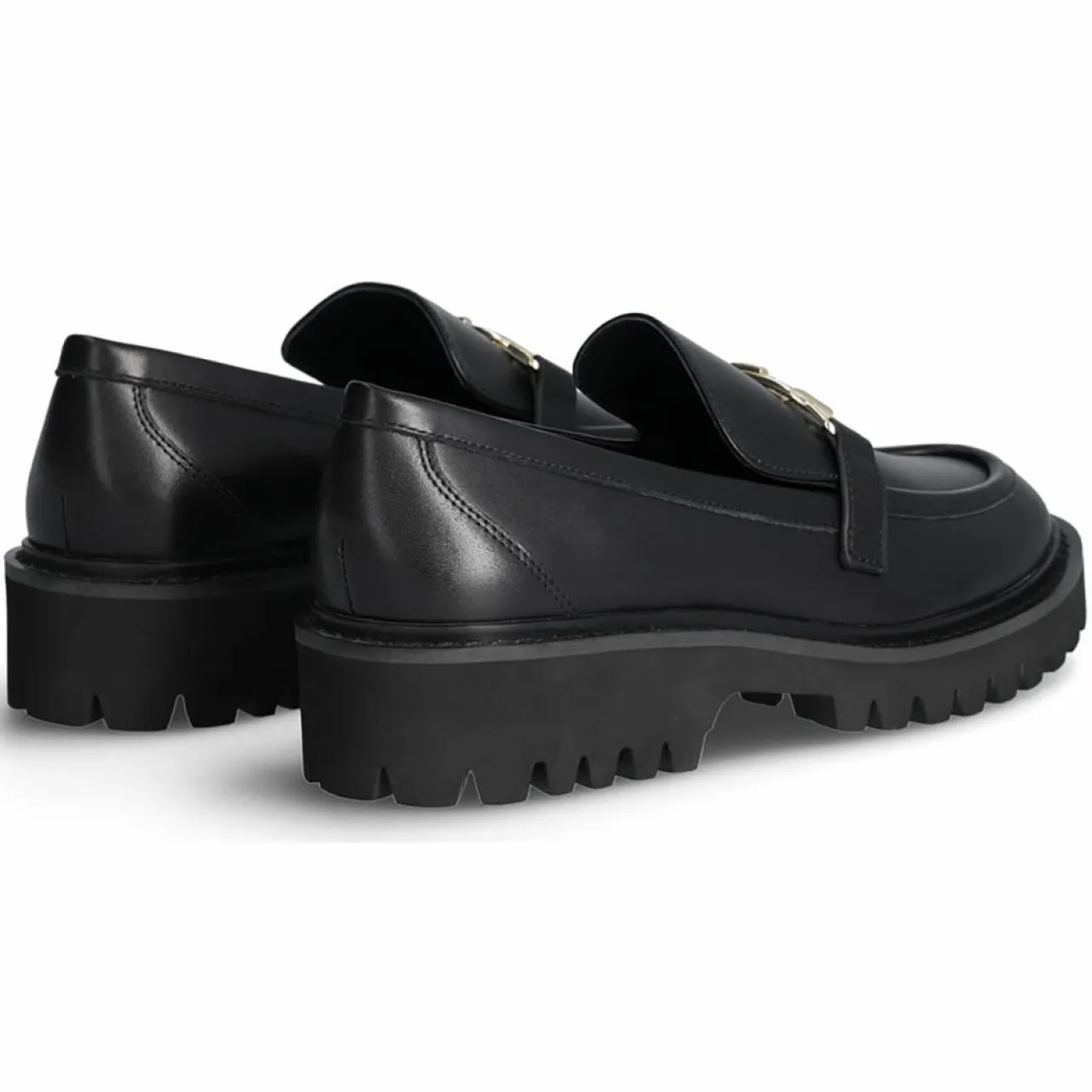 Mocassins en Cuir Cora noirs