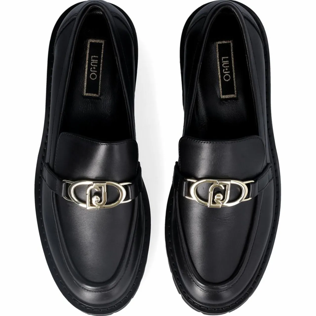 Mocassins en Cuir Cora noirs