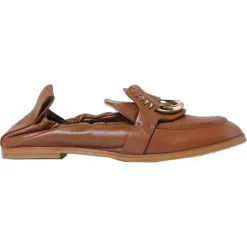 Mocassins en Cuir Hana marron