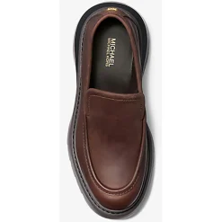 Mocassins en Cuir Shiloh chocolat - Talon 7.6 cm