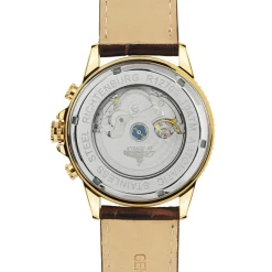 Montre Automatique Homme en Cuir Threeway marron