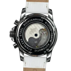 Montre automatique Femme en Cuir Romantica blanche