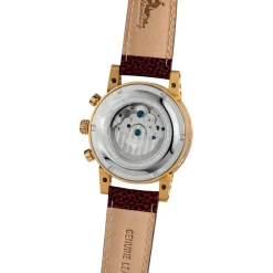 Montre automatique Homme en Cuir Newport marron