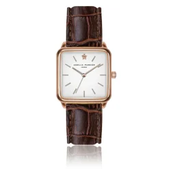 Montre Femme Bay en Cuir marron
