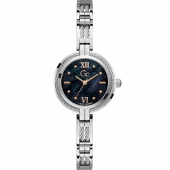 Montre Femme Cable Bijou en Acier inoxydable argentée