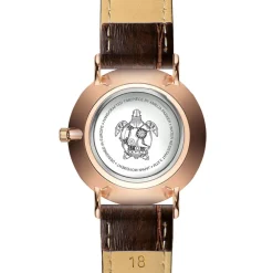 Montre Femme Classique en Cuir marron