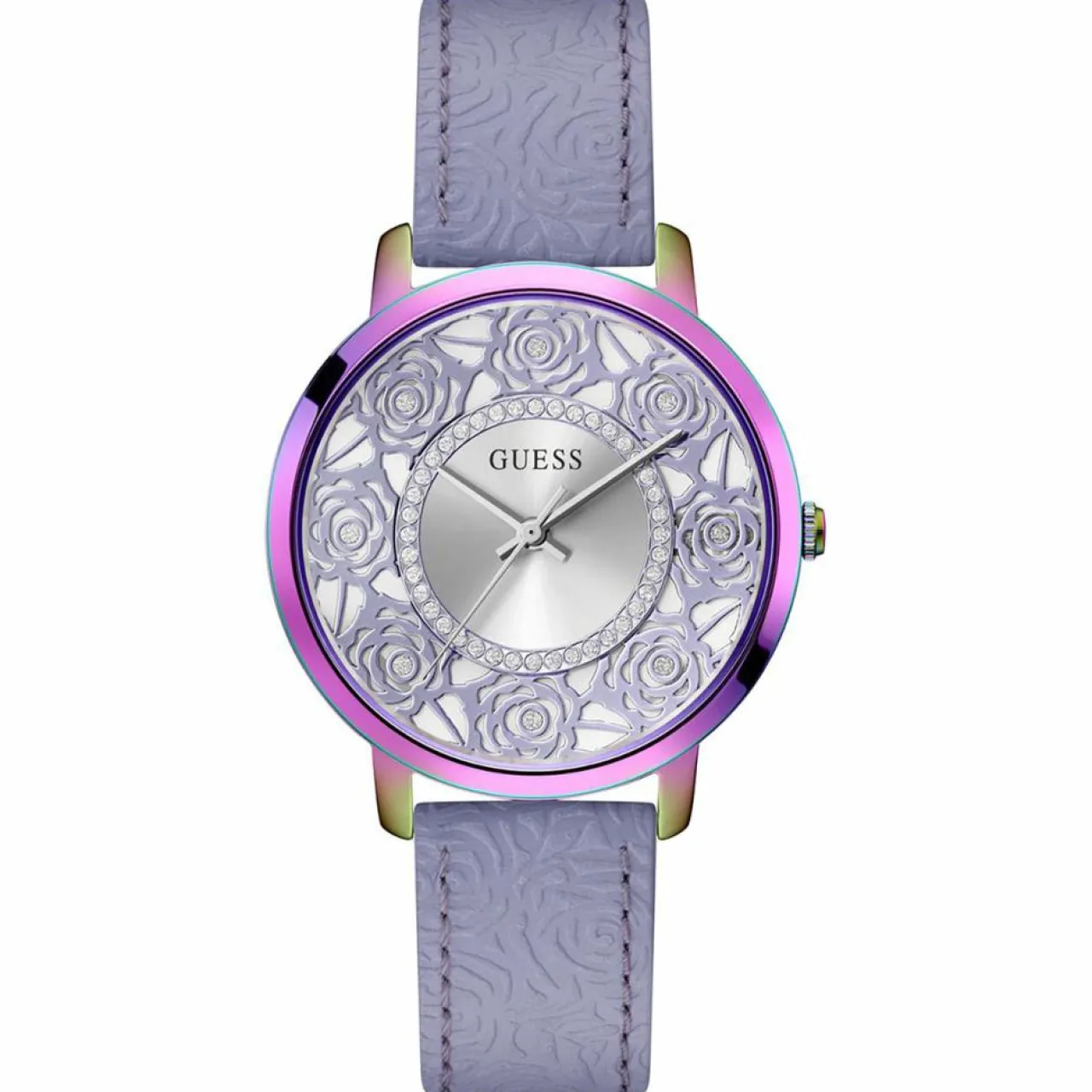 Montre Femme Dahlia en Cuir violette