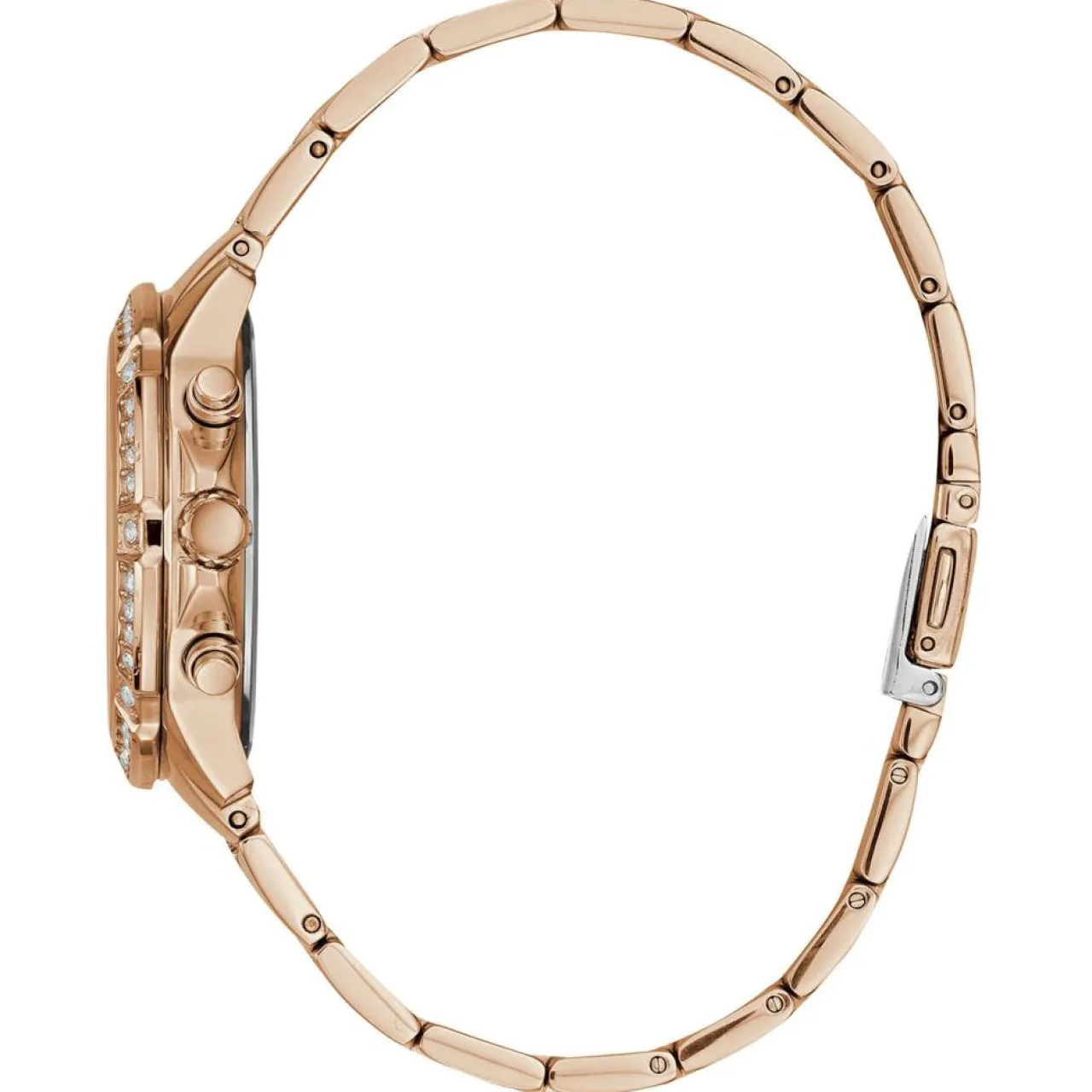 Montre Femme en Acier & Cristaux Roxy rose doré