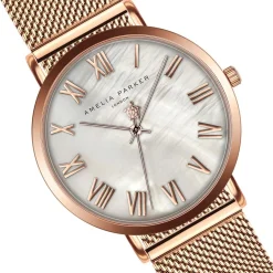 Montre Femme en Acier Classique rose doré