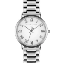 Montre Femme en Acier Grand argentée