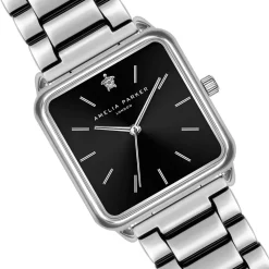 Montre Femme en Acier Night Voyage argentée