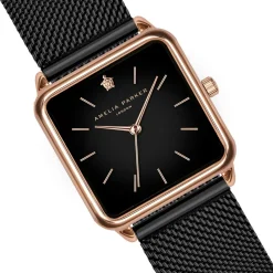 Montre Femme en Acier Night Plaza noire