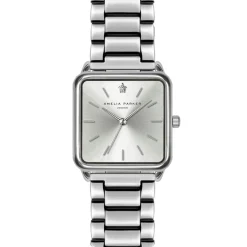 Montre Femme en Acier Plaza argentée