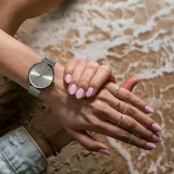 Montre Femme en Acier Pure argentée