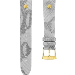 Montre Femme en Cuir & cristaux Swarovski Adria grise