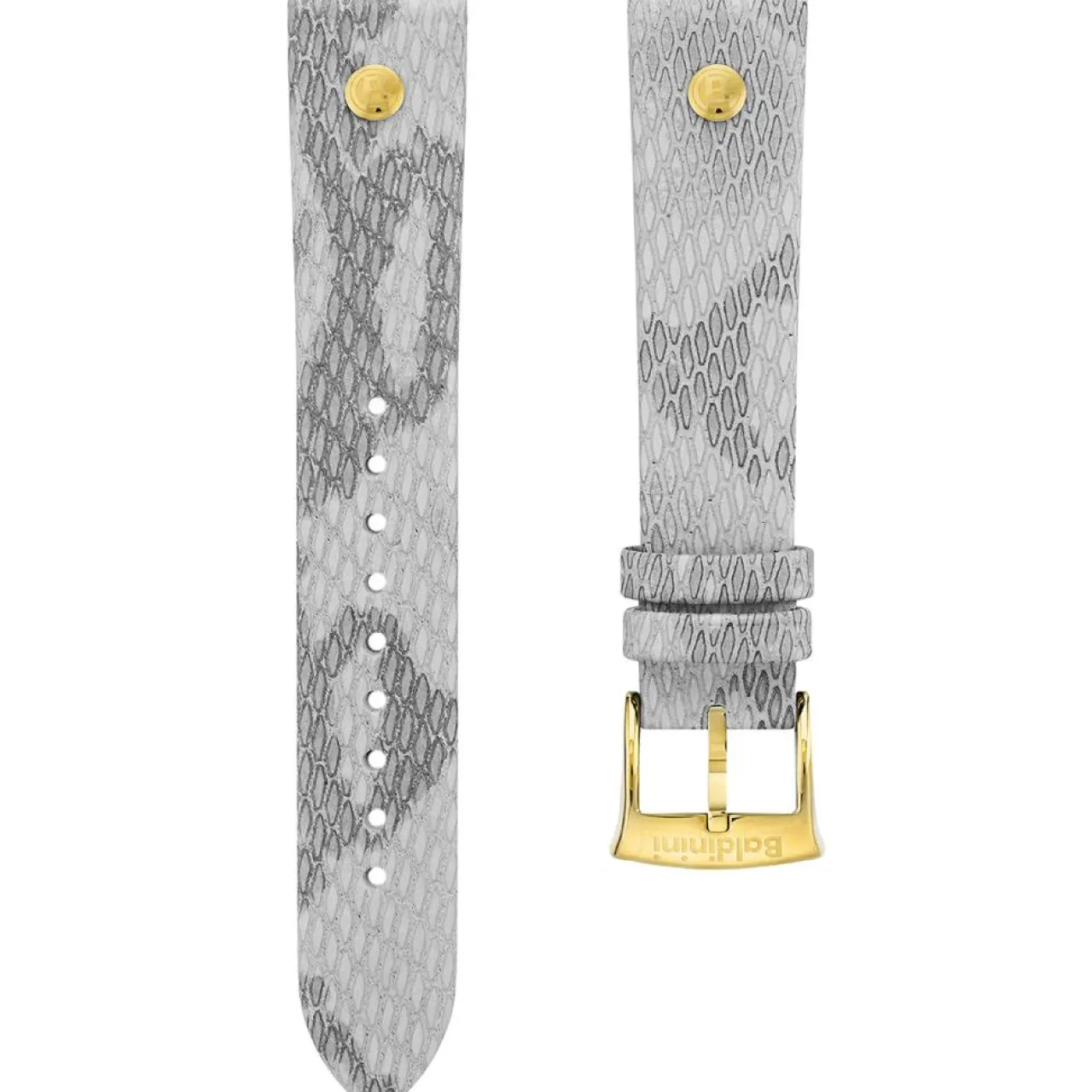 Montre Femme en Cuir & cristaux Swarovski Adria grise