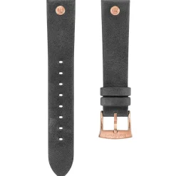 Montre Femme en Cuir & cristaux Swarovski Adria gris foncé