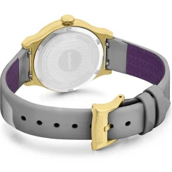 Montre Femme en Cuir Gibi grise