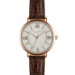 Montre Femme en Cuir Petite Classique marron