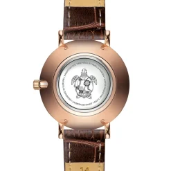 Montre Femme en Cuir Petite Classique marron