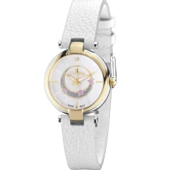 Montre Femme en Cuir Vivana blanc/argenté