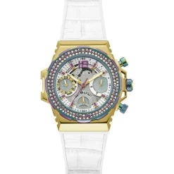 Montre Femme Fusion en Cuir blanche