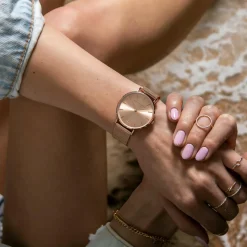 Montre Femme Gold Sky en Acier rose doré