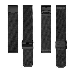 Montre Femme Jet Black en Acier noire