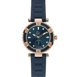 Montre Femme Lady Diver Silicone en Silicone bleue