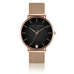 Montre Femme Midnight Moon en Acier rose doré