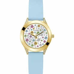 Montre Femme Mini Wonderlust en Silicone bleue