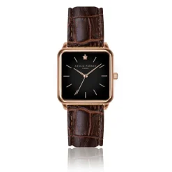 Montre Femme Night Plaza en Cuir marron