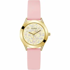 Montre Femme Pearl en Silicone rose