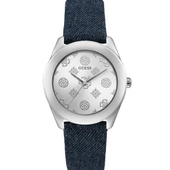 Montre Femme Peony G en Cuir & Jean bleue