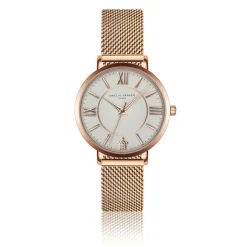 Montre Femme Petite Classique en Acier rose doré