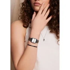 Montre Femme Plaza en Acier rose doré/argenté