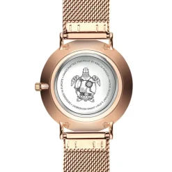Montre Femme Sea Turtle en Acier rose doré