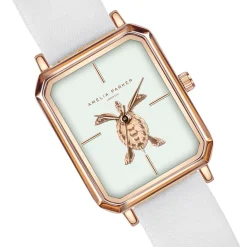 Montre Femme Serenity en Cuir blanche