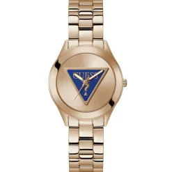 Montre Femme Tri Plaque en Acier rose doré
