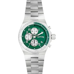 Montre Homme en Acier Chronographe argentée