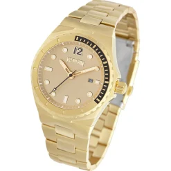 Montre Homme en Acier dorée