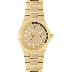 Montre Homme en Acier dorée