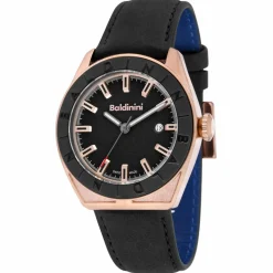 Montre Homme en Cuir Adria noire