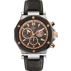Montre Homme en Cuir marron
