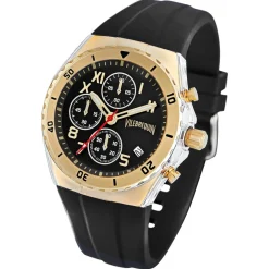 Montre Homme en Silicone Chronographe noire