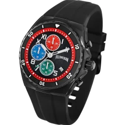 Montre Homme en Silicone Chronographe noire