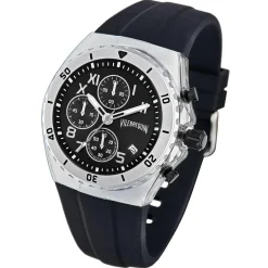 Montre Homme en Silicone Chronographe noire